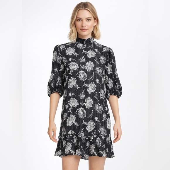 The Kooples Dresses & Skirts - The Kooples Dandy Jacquard Floral Mini Dress – NWT